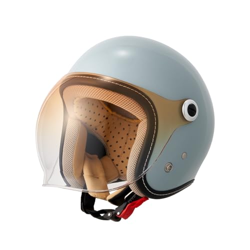 マルシン(MARUSHIN) バイク用 ヘルメット MCJ7 BUBBLE RIDER(バブルライダー) WOMEN ジェットヘルメット クラシックブルー Lサイズ(56~57cm) レディース 品番:05302042